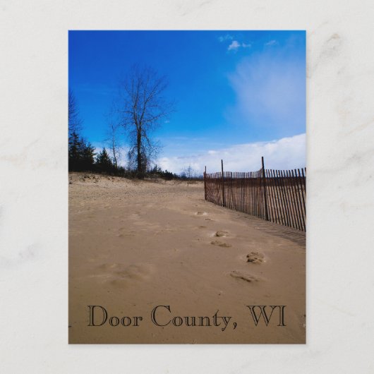 Carte postale Door County Beach (Devant)