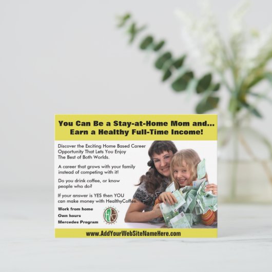 Carte postale d'opportunité (Debout devant)