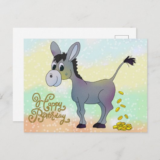 Carte postale d'or (Devant / Derrière)