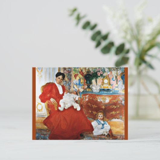 Carte Postale Dora Lamm et ses fils (Debout devant)