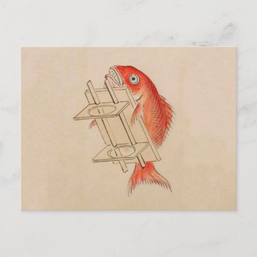 Carte Postale Dorade Yokai (Parchemin de mariage) (Devant)