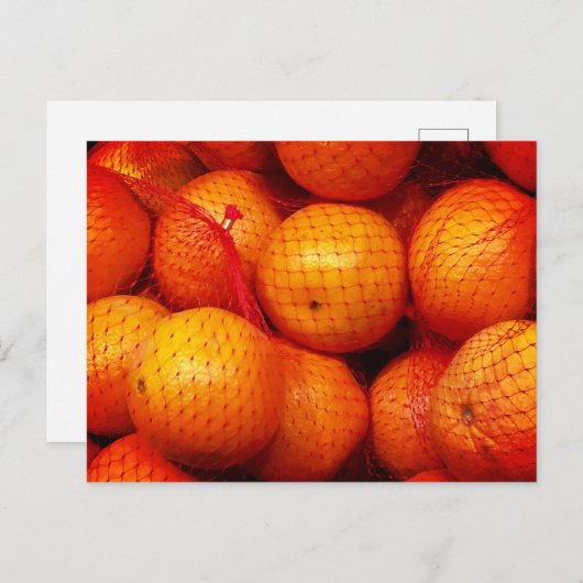 Carte postale d'oranges (Devant / Derrière)