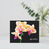 Carte postale d'orchidée (Debout devant)