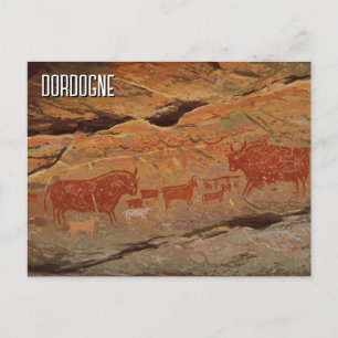 Carte Postale Dordogne Rock Art France Travel