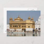 Carte Postale Doré Harmandir Sahib Amritsar Nord India (Devant / Derrière)