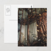 Carte postale d'orgue de la cathédrale d'Oliwa (Devant / Derrière)