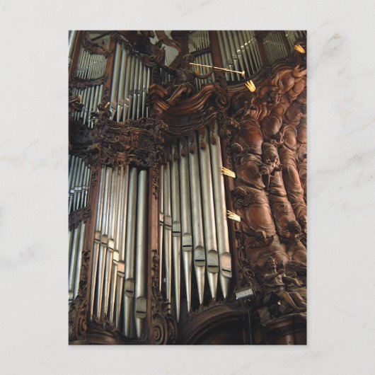 Carte postale d'orgue de la cathédrale d'Oliwa (Devant)