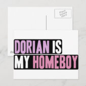 Carte Postale Dorian est mon Homeboy (Devant / Derrière)