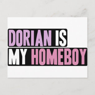 Carte Postale Dorian est mon Homeboy