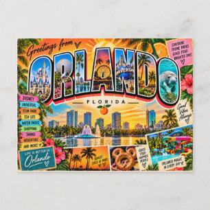 Carte postale d'Orlando Floride