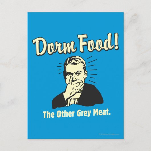 Carte Postale Dorm Food : Autres viandes grises (Devant)