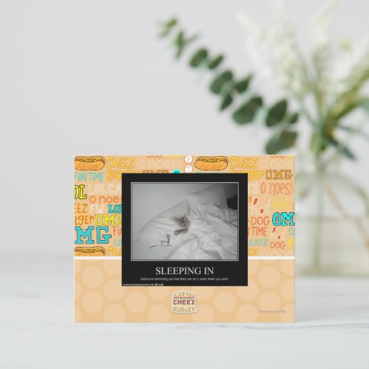 Carte Postale Dormir (Debout devant)