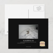 Carte Postale Dormir (Devant / Derrière)