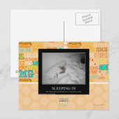 Carte Postale Dormir (Devant / Derrière)