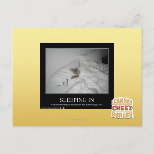 Carte Postale Dormir (Devant)