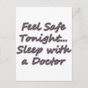Carte Postale dormir avec un médecin