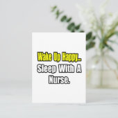 Carte Postale Dormir avec une infirmière (Debout devant)