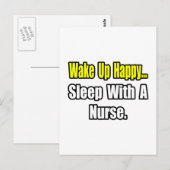 Carte Postale Dormir avec une infirmière (Devant / Derrière)