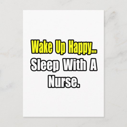 Carte Postale Dormir avec une infirmière (Devant)