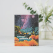 Carte Postale Dormir les gens Lits en mer Surreal Médias mixtes (Debout devant)