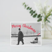 Carte Postale Dormir sur la glace (Debout devant)