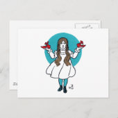 Carte Postale Dorothy : Le Magicien Merveilleux d'Oz (Devant / Derrière)