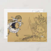 Carte Postale Dorothy melting Wicked Witch West, Wizard of Oz (Devant / Derrière)