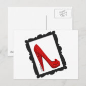 Carte Postale Dorothy's Framed Ruby Red Heels (Devant / Derrière)