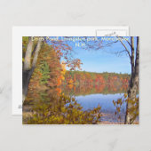 Carte Postale Dorrs Pond à l'automne 3, Dorrs Pond, Livingsto... (Devant / Derrière)