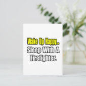 Carte Postale Dors avec un pompier (Debout devant)