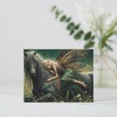 Carte Postale Dors de fée sur son cheval (Debout devant)