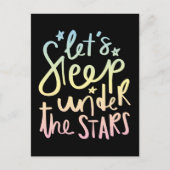 Carte Postale Dors sous les étoiles (Devant)
