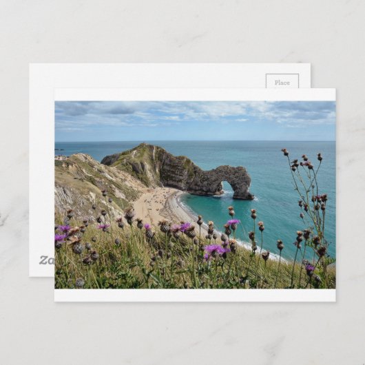 Carte Postale Dorset de porte Durdle (Devant / Derrière)