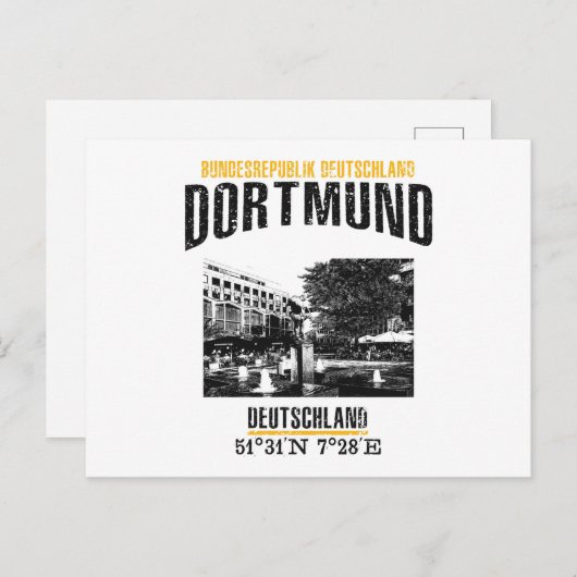Carte Postale Dortmund (Devant / Derrière)