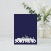Carte Postale Dortmund City Skyline Postkarte (Debout devant)