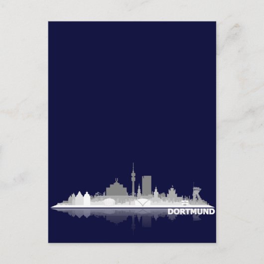 Carte Postale Dortmund City Skyline Postkarte (Devant)