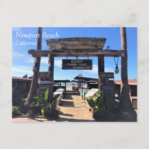 Carte Postale Dory Fishing Fleet, Newport Beach, Californie