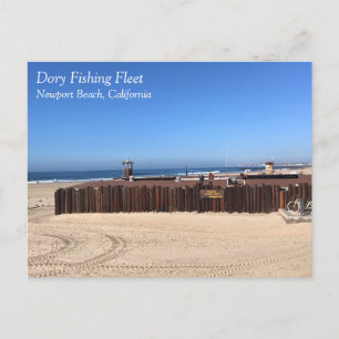 Carte Postale Dory Fishing Fleet, Newport Beach, Californie