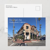 Carte Postale Doryman's Inn, Newport Beach, Californie (Devant / Derrière)