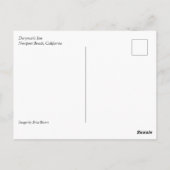 Carte Postale Doryman's Inn, Newport Beach, Californie (Dos)