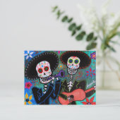 Carte Postale Dos Amigos Dia de los Muertos (Debout devant)