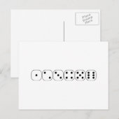 Carte Postale Dose (Devant / Derrière)