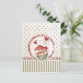 Carte postale Dot Cupcake (Debout devant)