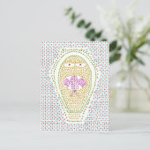 Carte postale Dotty Egyptian Cobra (Debout devant)