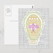 Carte postale Dotty Egyptian Cobra (Devant / Derrière)