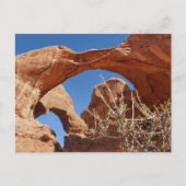 Carte Postale Double arc au Parc national des Arches (Devant)