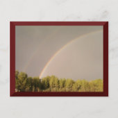 Carte postale double arc-en-ciel (Devant)
