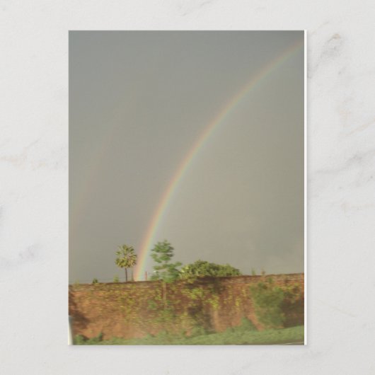 Carte Postale Double arc-en-ciel, Orange County, CA (Devant)