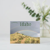 Carte Postale Double arc en ciel sur Table Rock Boise Idaho (Debout devant)