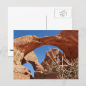 Carte Postale Double Arche à Arches National Park (Devant / Derrière)
